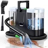 LABIGO Portable Carpet & Upholstery Cleaner, 18Kpa Carpet Cleaner Machine for Deep Stain Removal, Spot Cleaner for Pet Accidents, Area Rugs, Stairs, Car Seats & Couches, Includes Tools & Self-Cleaning