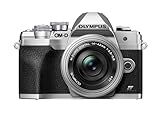 OM SYSTEM Olympus E-M10 Mark IV Silver Micro Four Thirds System Camera M.Zuiko Digital ED 14-42mm F3.5-5.6 EZ kit 20MP Sensor 5-Axis Image Stabilization 4K Video Wi-Fi