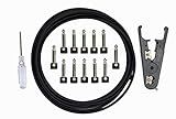 Kurrent Electric Solder-Free Solderless Guitar Pedal Patch Cable Kit 6 Pack for Custom Pedalboard