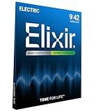 Elixir Strings 19002 Electric Guitar With Optiweb Coating, Super Light (.009-.042)