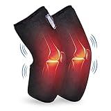 COMFIER Heated Knee Massager with Heating Pad for Knee,FSA Eligible HSA,Christmas Gifts for Dad Mom Men Women,Soothing Knee Warmers Wrap for Relaxation,Heated Knee Pad for Men Women Seniors