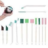 Goktvai 13pcs Humidifier Cleaner Brush Set, Small Detail Cleaning Brushes for Humidifiers Mini Cleaner Kit Tool Accessories for Household Keyboard Tiny Bottles Tiles Tight Spaces