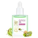 CHUCHU Organic Cuticle Oil for Nails: Kiwi Jojoba Nail Oil with Vitamin B & E - Moisturizes Repairs and Promotes Nail Growth - Prevents Dryness Hangnails and Chapped Skin 15ML