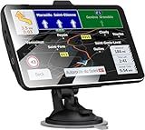GPS Navigator for Car, Latest 2025 Map 7-inch Touch Screen 16GB GPS Navigation System,Truck GPS Navigation System,Voice Guidance and Speed Camera Warning GPS,Provides Lifetime Live Map Updates