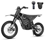 Yozma IN10 Pro Electric Dirt Bike, 5500 Peak Mid- Drive Motor, 50 Mph Max Speed Ebike, 60V 27AH Bttery with 60 Miles Max Range, 17''/14'' Off-Road Tires, Hydraulic Brakes & Dual Shock Absorption
