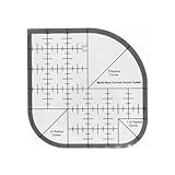 Curved Corner Cutter Quilting Ruler,Sewing Ruler,Acrylic Patchwork Quilting Templates Tools