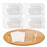 100 Pack Hotel Vanity Kit Individually Wrapped, Bulk Hotel Amenities Kit, Hospitality Set, Amenities Hotel Vanity Set Hygiene Products Include Cotton Pads, Cotton Swabs, Dental Floss Picks