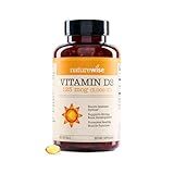 NatureWise Vitamin D3 5000iu (125 mcg) 1 Year Supply for Immune Support, Healthy Muscle Function, and Bone Health - Non-GMO, Gluten Free in Organic Extra Virgin Olive Oil, (Mini Softgel), 360 Count