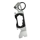 Kershaw PT-2 Compact Keychain Pry Tool (8810X); Features Bottle Opener, Two Screwdriver Tips, Pry Bar, Wire Scraper, Three Hex Drives; Made of 8Cr13MoV Stainless Steel; 0.8 OZ, 3.75 In. Overall Length