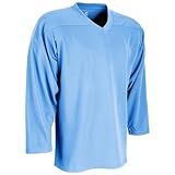 CHAMPRO Men's Standard Faceoff Adult Hockey Jersey, Light Blue, Medium