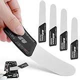 5Pcs Disassembler Pry Tools, Ultra-Thin Separate Screen Curved Spudger, Stainless Steel Mobile Phone Screen Pry Blade, Repair Opening Tool for Smartphone Curved-Screen LCD Casing(5pcs)