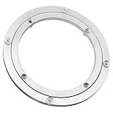 Aluminium Alloy Turntable Bearing, Heavy Duty Swivel Turntable Lazy Susan Rotating Bearing Turntable Round Dining Table Smooth Swivel Plate Hardware, 8"