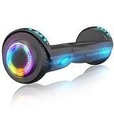 VEVELINE Hoverboard,Self Balancing Hoverboard with Bluetooth Speakers for Kids Ages 6-12(Black)