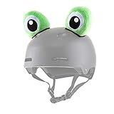 ParaWild Frog Helmet Accessories w/Sticky Hook & Loop Fastener Adhesive (Helmet not Included), Fun Helmet Eyes/Ears/Cover for Snowboarding, Skiing, Biking, Cycling, Skating for Kids and Adults