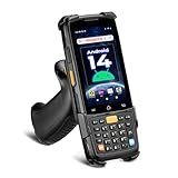 MUNBYN Android 14 Barcode Scanner with Pistol Grip,Equipped with Honeywell HS7 QR Scanner, 4GB+64GB Handheld PDA, 4-inch Touchscreen, IP65 Rugged, 5000mAh for Inventory Warehouse Logistics MC005P