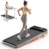 TREAFLOW Walking Pad with Incline, Under Desk Treadmills for Home