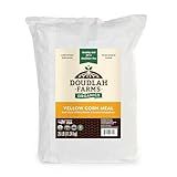 Organic Yellow Cornmeal 25 lb Fine Grind - Non-GMO, Gluten-Free, Sugar-Free, Farmed From Regenerative Soil, Vegan, Grown In USA, For Baking Cornbread, Muffins, Pancakes, and More by Doudlah Farms