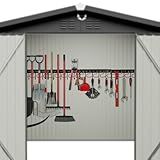 Sannwsg Metal Storage Shed Tool Organizer Wall