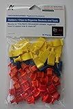 Universal Clips & Socket Holders (50 pcs) - Accessories for Organizer Genie Pegboards to Organize Tools, Mix Pack of Universal Clips and Assorted Socket Holders