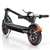 iScooter Electric Scooter for Adults, 23 Miles Range, 22 Mph Top Speed, Foldable Scooter Electric with 10'' Solid Tire, Smart APP, Double Braking Systems