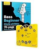 Bass Circle of Fifths Decoder Wheel + 78-Page Music Theory & Songwriting Guide – Color-Coded Bass Guitar Learning Tool for Chords, Keys, Scales & Progressions – Built Practice, Lessons & Gigs