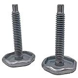Supplying Demand WD02X31882 WD12X23057 WD12X10417 2 Pack Dishwasher Screw-in Leveling Leg Replacement Model Specific Not Universal