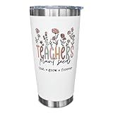 SOL VIBES Teacher Gifts, 20 oz Travel Tumbler Coffee Cup, Teacher Appreciation, Christmas, Birthday, Back to School Gift