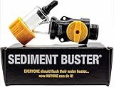 Sediment Buster - Water Heater Tool UL Verified V699054 – Flushes, Cleans, Drains, Breaks Up Sediment Clogs from Electric or Gas Water Heaters – Easy to Use