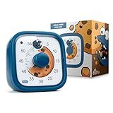 Visual Timer for Kids – Cookie Monster Clock - Silent Time Management – 60 Minute Countdown – Focus and Productivity Tool – for Classroom, Toddlers, Study, Toothbrush – Fun Design – Adjustable Alarms