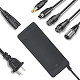 Electric Bike Charger 48V, 54.6V 2A Charger (5 Plugs) Fast Universal for 48V Lithium Battery, Compatible with Ebike, One Wheel, Electric Bicycle, Rad Power Bike