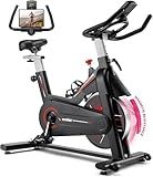 Exercise Bike, WENOKER Magnetic Resistance Stationary Bike for Home, App Supported Indoor Bike with Whisper Quiet, Heavy Flywheel and Upgraded Digital Display