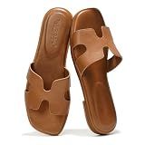Project Cloud 100% Genuine Leather Sandals Women Flats For Women (Jannel)