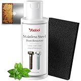 Stainless Steel Rust Stain Remover & Cleaner, Rust Spot Stain Remover for Stainless Steel Appliances and Furniture - Ideal for Grill, Fridge, Knife or Pan & more - 3.72 Fl Oz