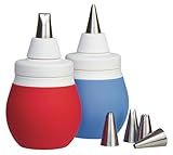 PrepWorks Decorating Kit - Complete Set for Cake, Cupcake, and Cookie Decorating with Piping Tips, Bags, and Accessories