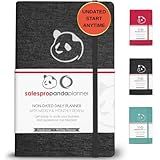 Planner 2025-2026 – Panda Planner Sales Pro Daily Planner for Professionals | Undated 90-Day Productivity, Goal & Sales Tracker | Work Planner with Monthly, Weekly & Daily Layout | Black
