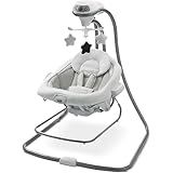 Graco DuetConnect LX Portable Baby Swing and Bouncer, Multi-Direction Baby Bouncer Seat, Multiple Swing Speeds, Redmond