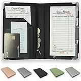 Brinero Professional Server Book for Waitress, Dual Core Deluxe Server Book Organizer for a Sturdy Surface, Metal Corners, Server Book - Waitress Book Organizer - Server Books for Waitress