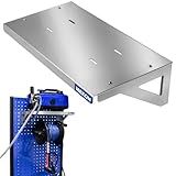 MEKOH Wall Mount Pressure Washer Shelf 20" x 10" - Stainless Steel Pressure Washer Organizer for Garage & Workshop - Heavy Duty Power Washer Storage Rack - Fits Electric Pressure Washers