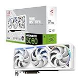 ASUS ROG Astral GeForce RTX™ 5080 16GB GDDR7 White OC Edition - Quad-Fan Graphics Card Delivering unprecedented Airflow and air Pressure for Optimal Performance