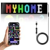 GOTUS Programmable LED Sign,Scrolling Flexible Digital Signs,LED Car Sign,Control by Bluetooth APP Control,DIY Design Text, Patterns, Animations
