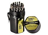 Drill America 25 Piece Metric Killer Force Drill Bit Set in Round Case, Jobber Length, Heavy Duty, High Speed Steel Bits for Metal, Wood, Plastic, Sizes 1mm to 13mm by 0.5mm, KFD Series ZMKFD4025-PC