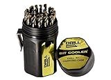 Drill America 25 Piece Metric Killer Force Drill Bit Set in Round Case, Jobber Length, Heavy Duty, High Speed Steel Bits for Metal, Wood, Plastic, Sizes 1mm to 13mm by 0.5mm, KFD Series ZMKFD4025-PC