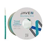 JAVEX Robotic Mower Boundary Wire Cable- Tinned Copper Heavy Duty Universal for Gardena, Husqvarvna, Worx and Other Lawn Auto-Mower Brands Installation Kit [3.4mm, 24x0.25mm] Green, 153M/500FT