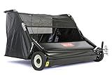 Agri-Fab 45-0546 52" Tow-Behind Lawn Sweeper, 26 cu. ft Hopper Bag Capacity; Leaf & Grass Catcher, with Adjustable Brush Height and Dump From Seat Handle