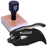 Professional Ohio Notary Stamp and Seal Embosser Kit - 1-5/8 Round Notary Public Seal Embosser and Notary Stamp for Ohio, Essential Supplies for Notary Public OH, and Precise Impressions