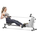 Sunny Health & Fitness Smart Compact Magnetic Rower for Full-Body Cardio