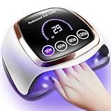 UV Nail Lamp, 180W LED Nail Dryer for Gel Polish, Touch Screen, 42 Beads