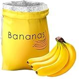 Banana Bag To Keep Bananas Fresh – Reusable Produce Saver Pouch for Fruit and Vegetable Storage – Ripening Prevention Keeper – Food Preserver Storage Bag for Longer Freshness and Shelf Life