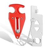 Upgrade Portable Door Lock Home Security Door Locks Travel Lockdown Locks for Additional Safety and Privacy Perfect for Traveling Hotel Home Apartment College