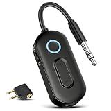 Bluetooth Transmitter Receiver 2 in 1,Suitable for 2 Airpods or Headphones